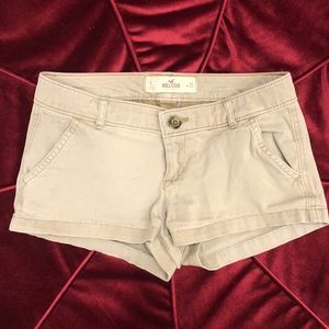Hollister khaki shorts - size 1
